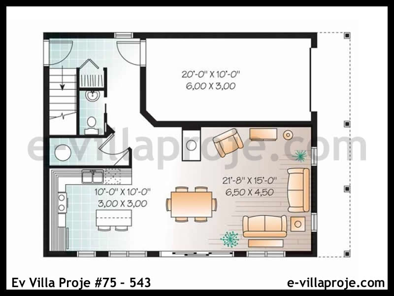 Model 75-543 — 139 m², 2 storeys thumbnail 2