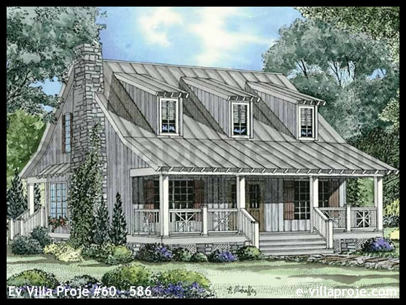 Model 60-586 — 139 m², 2 storeys - 60-586