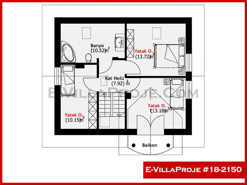 Modell 18-2150 — 139 m², 2 Geschosse thumbnail 3
