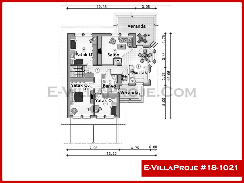 Model 18-1021 — 139 m², 1 storey thumbnail 2