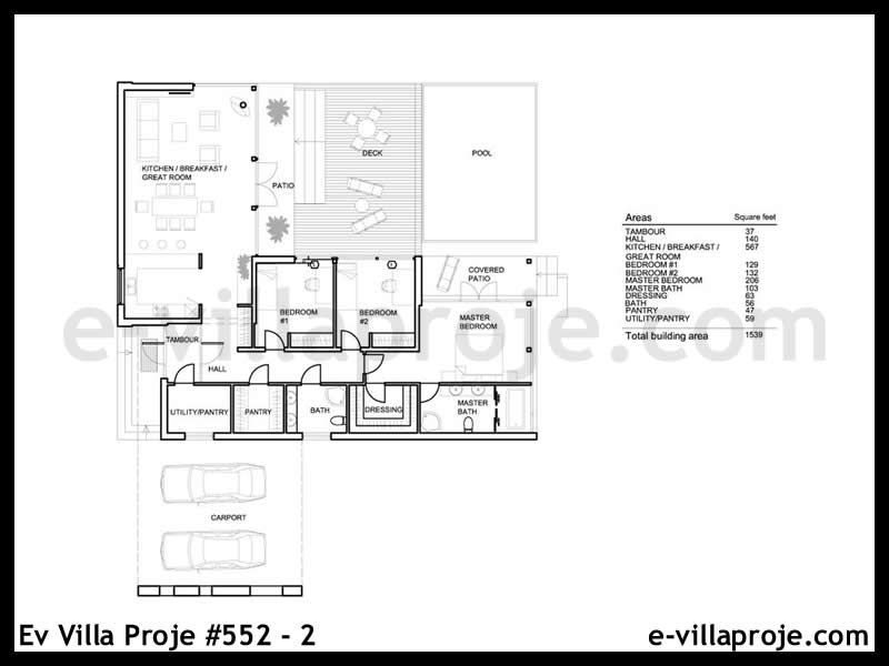 Model p-182 — 139 m², 1 storey thumbnail 2