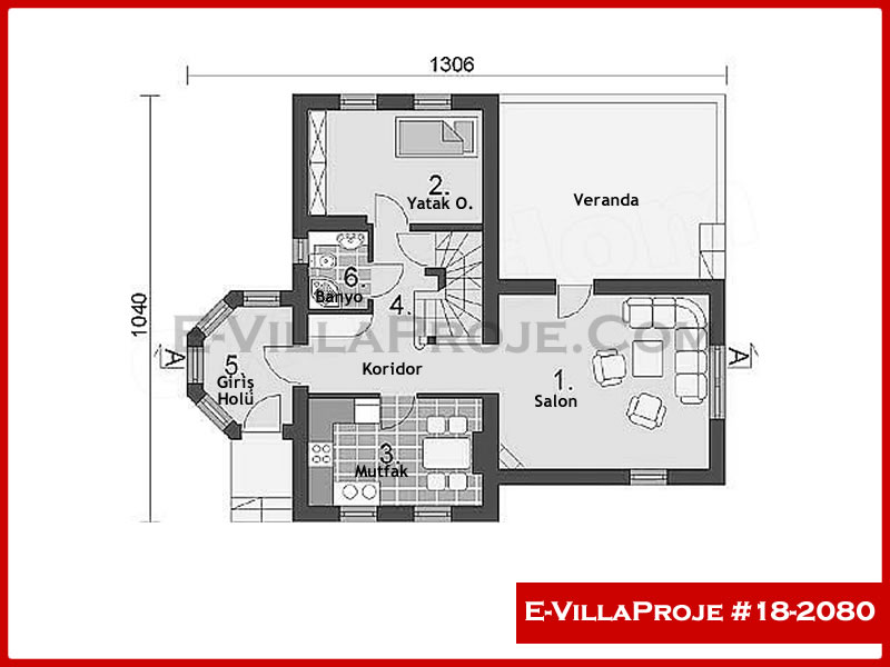 Model 18-2080 — 140 m², 2 storeys thumbnail 2