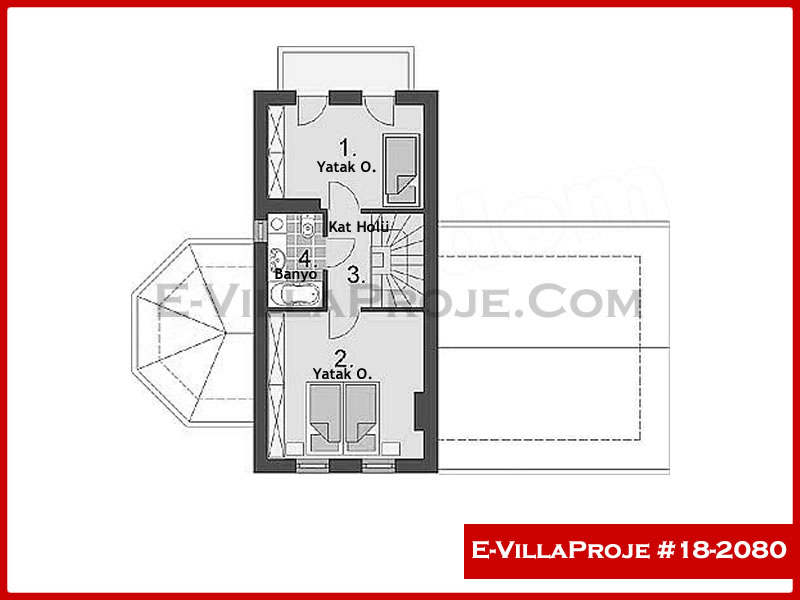 Model 18-2080 — 140 m², 2 storeys thumbnail 3
