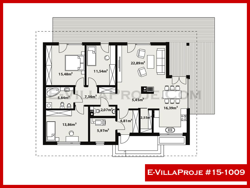Model 15-1009 — 140 m², 1 storey thumbnail 2
