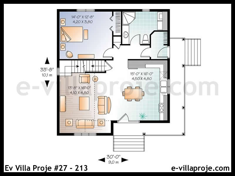 Model 27-213 — 141 m², 2 storeys thumbnail 2