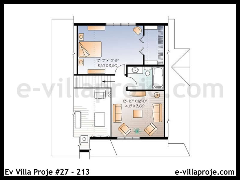 Model 27-213 — 141 m², 2 storeys thumbnail 3