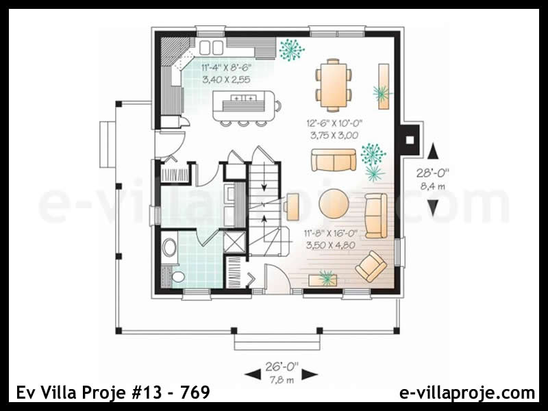 Model 13-769 — 142 m², 2 storeys thumbnail 2