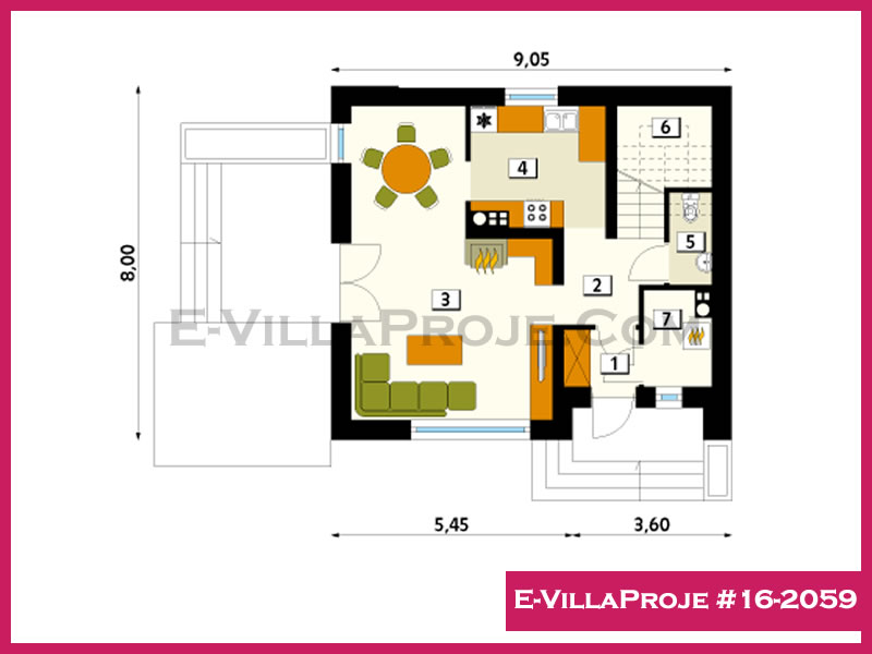 Model 16-2059 — 143 m², 2 storeys thumbnail 2