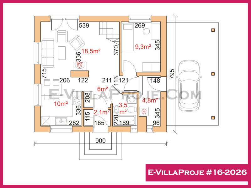 Model 16-2026 — 143 m², 2 storeys thumbnail 2