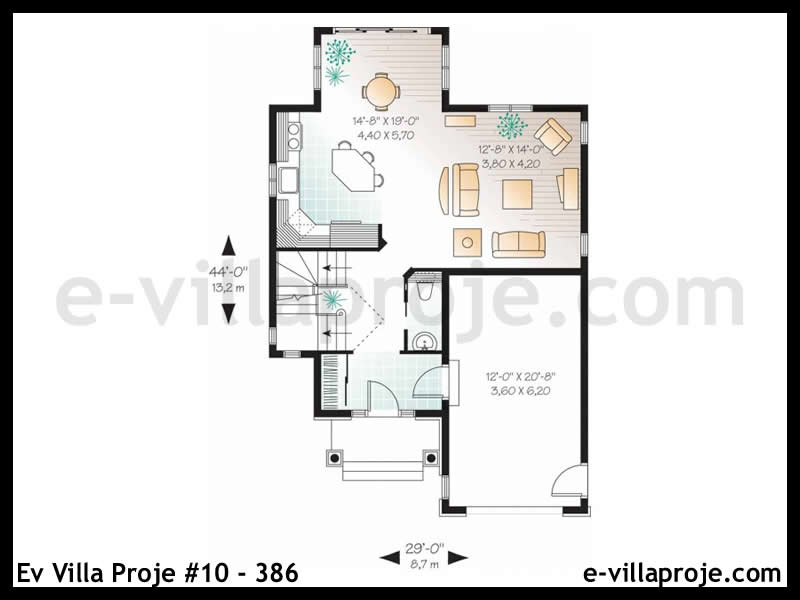 Model 10-386 — 143 m², 2 storeys thumbnail 2