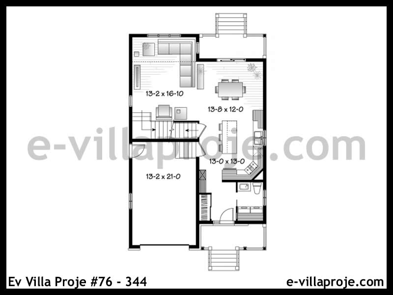 Model 76-344 — 143 m², 2 storeys thumbnail 2