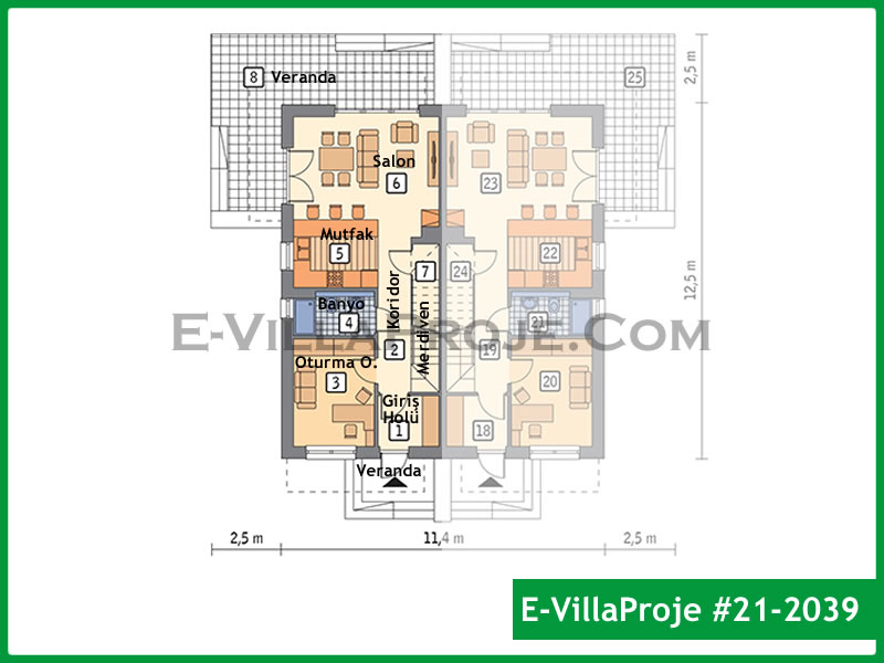 Model 21-2039 — 143 m², 2 storeys thumbnail 2
