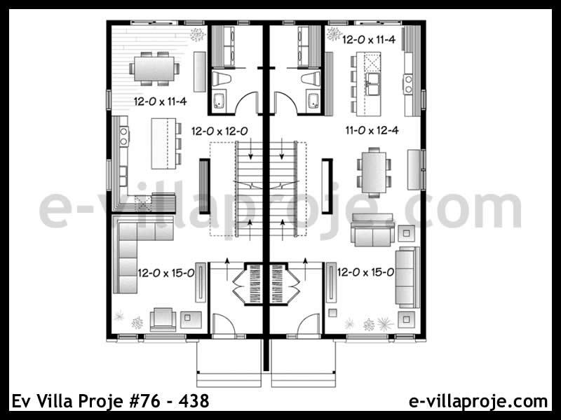 Model 76-438 — 143 m², 2 storeys thumbnail 2
