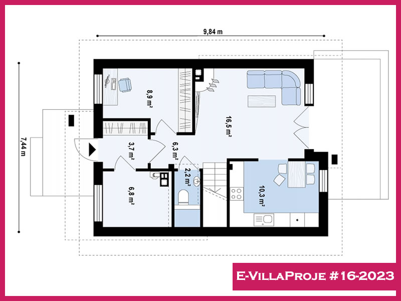 Model 16-2023 — 143 m², 2 storeys thumbnail 2