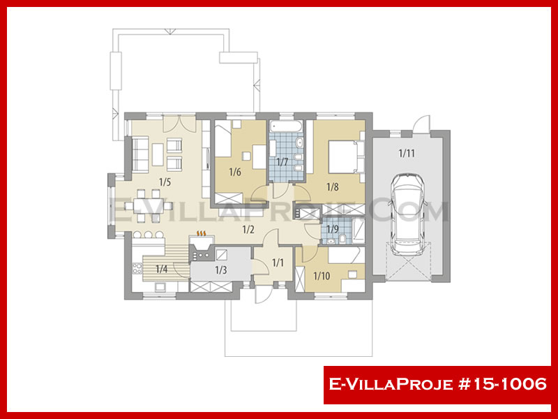 Model 15-1006 — 144 m², 1 storey thumbnail 2