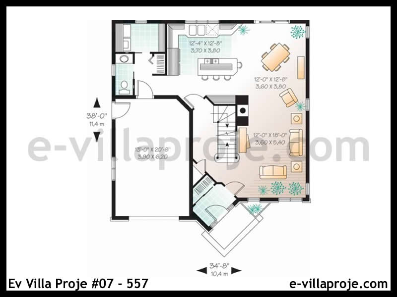 Model 07-557 — 145 m², 2 storeys thumbnail 2