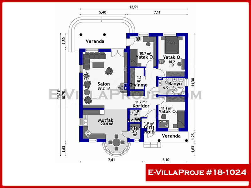 Model 18-1024 — 145 m², 1 storey thumbnail 2