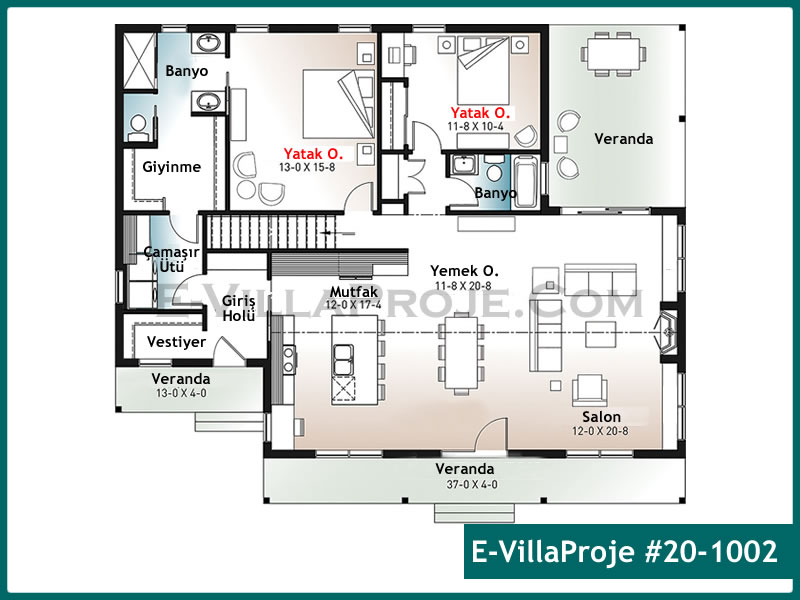 Model 20-1002 — 145 m², 1 storey thumbnail 2