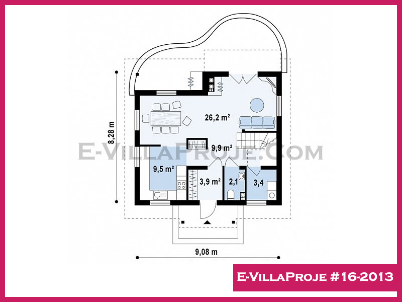 Model 16-2013 — 146 m², 2 storeys thumbnail 2