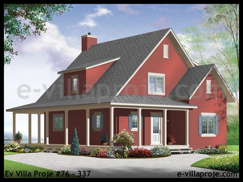 Model 76-337 — 146 m², 2 storeys - 76-337
