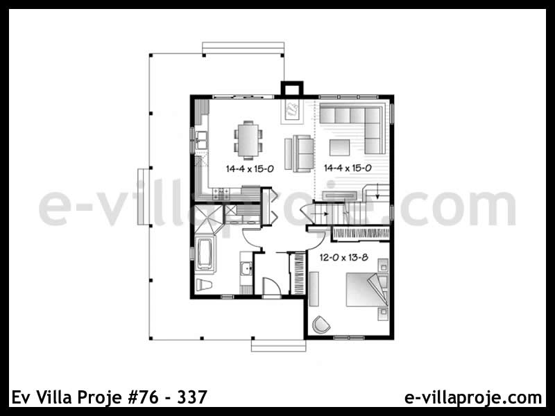 Model 76-337 — 146 m², 2 storeys thumbnail 2