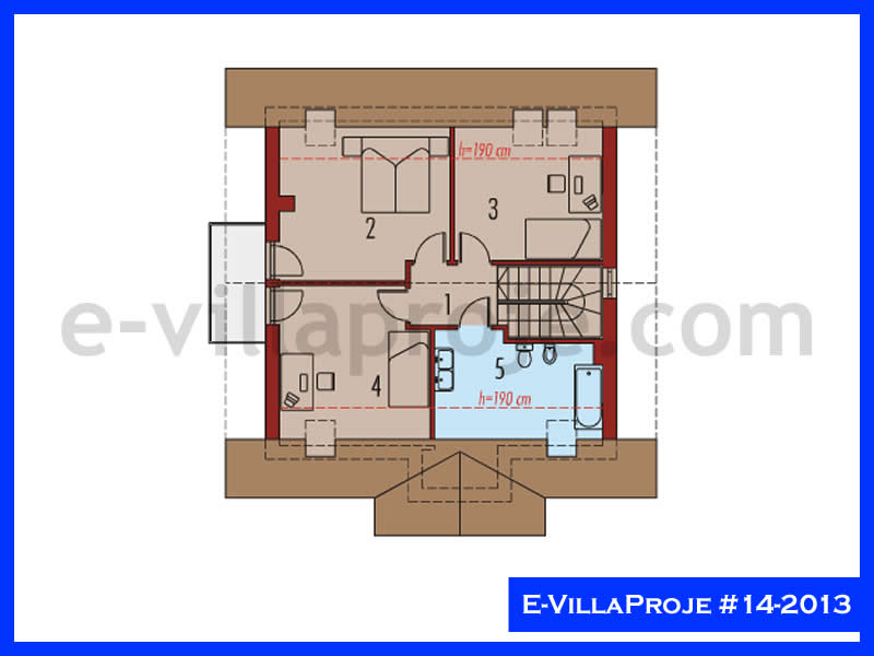 Model 14-2013 — 146 m², 2 storeys thumbnail 3
