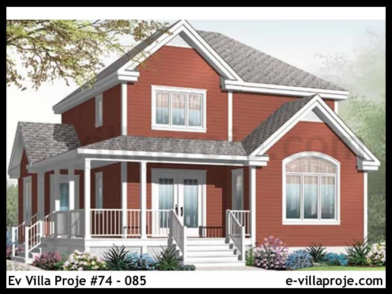 Model 74-085 — 146 m², 2 storeys - 74-085