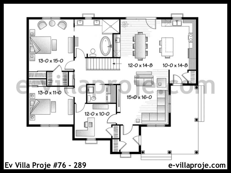 Model 76-289 — 146 m², 1 storey thumbnail 2