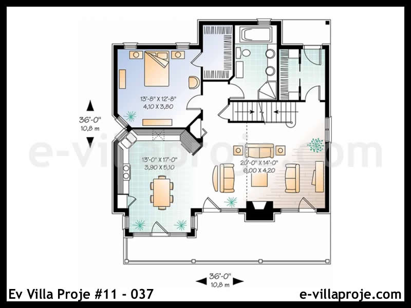 Model 11-037 — 147 m², 2 storeys thumbnail 2