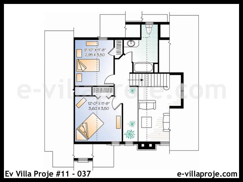 Model 11-037 — 147 m², 2 storeys thumbnail 3