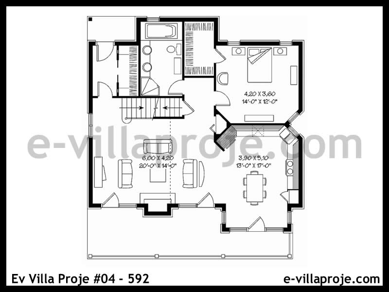 Model 04-592 — 147 m², 2 storeys thumbnail 2