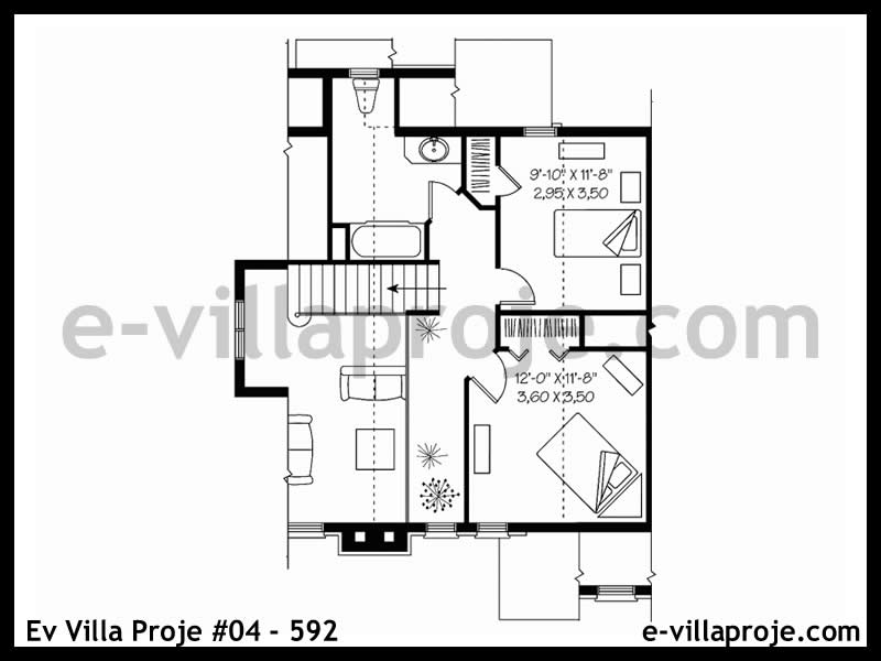 Model 04-592 — 147 m², 2 storeys thumbnail 3