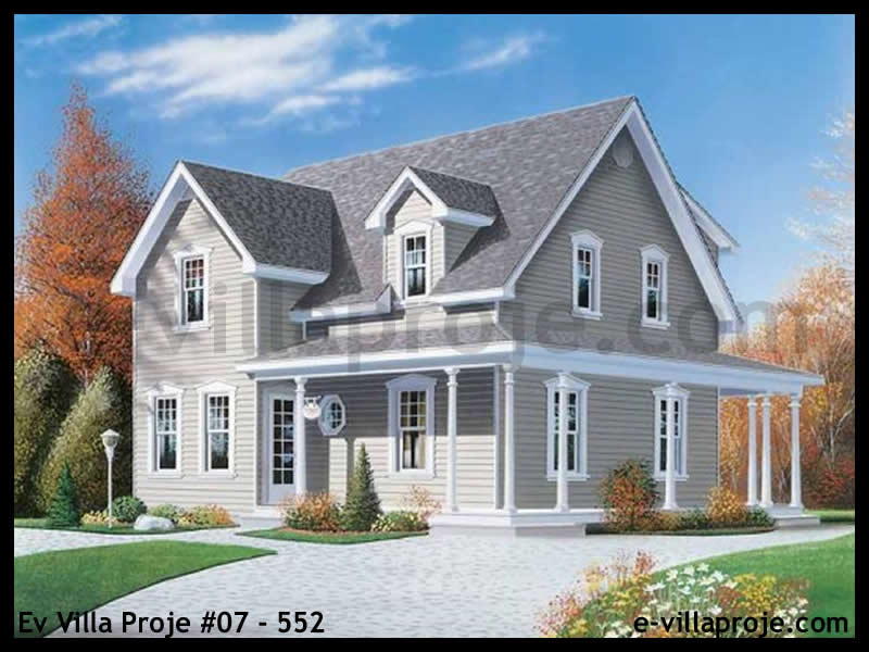 Model 07-552 — 147 m², 2 storeys - 07-552