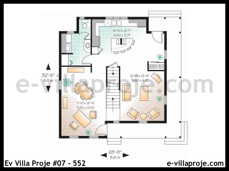 Model 07-552 — 147 m², 2 storeys thumbnail 2