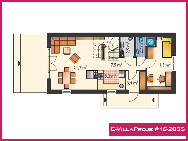 Model 16-2033 — 148 m², 2 storeys thumbnail 2