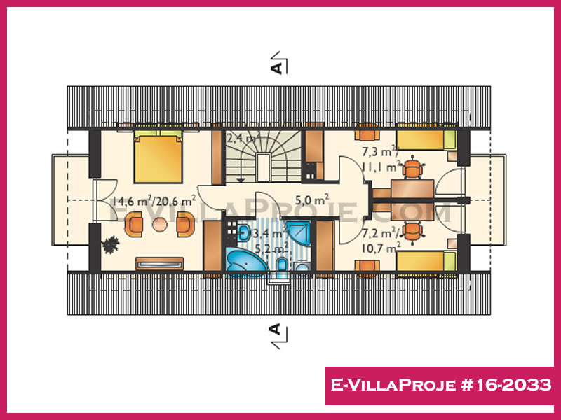 Model 16-2033 — 148 m², 2 storeys thumbnail 3