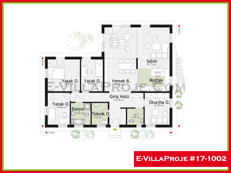 Model 17-1002 — 149 m², 1 storey thumbnail 2