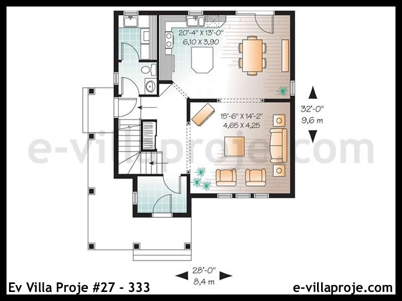 Model 27-308 — 150 m², 2 storeys thumbnail 2