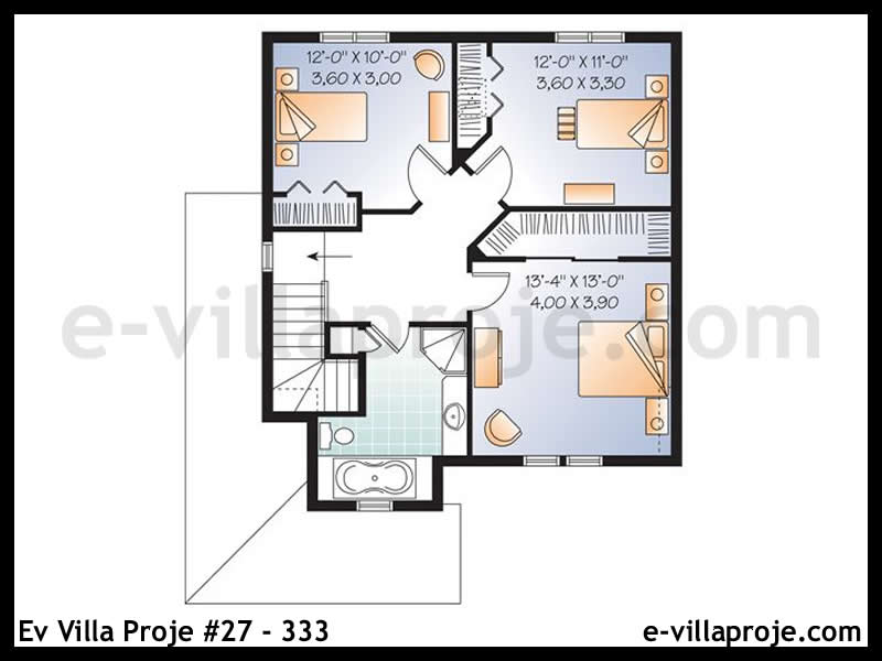 Model 27-308 — 150 m², 2 storeys thumbnail 3