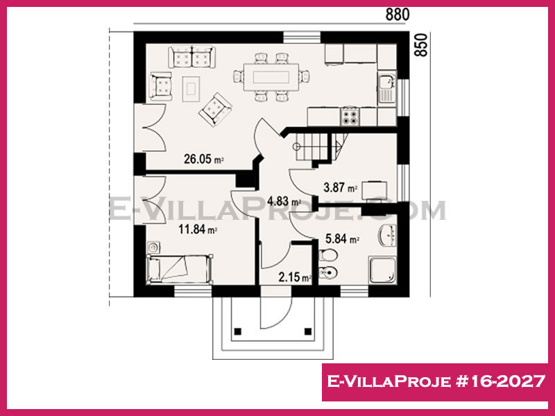 Model 16-2027 — 150 m², 2 storeys thumbnail 2