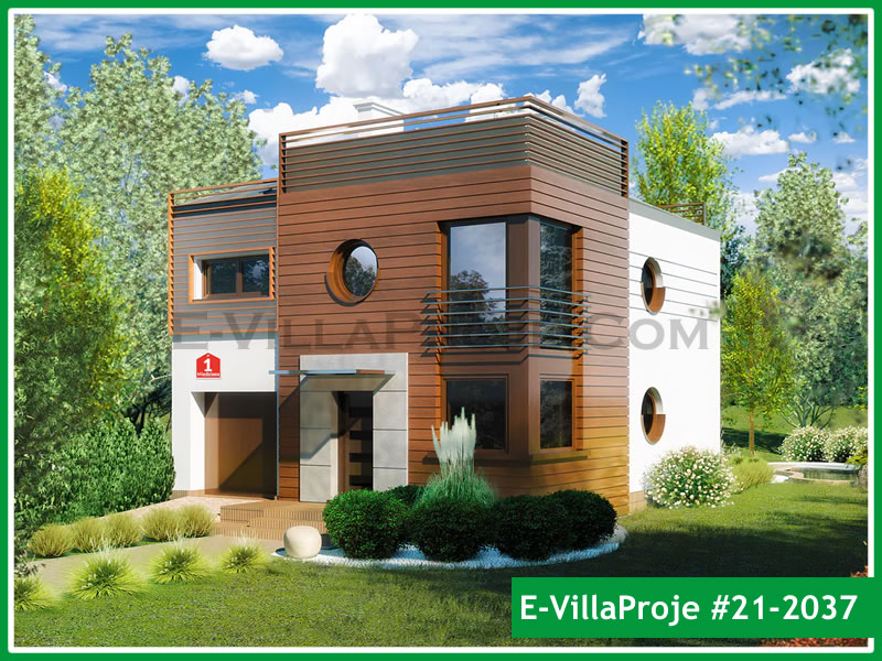 Model 21-2037 — 150 m², 2 storeys - 21-2037
