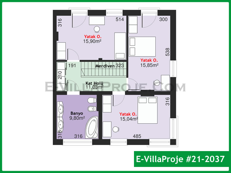 Model 21-2037 — 150 m², 2 storeys thumbnail 3