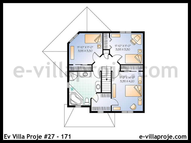 Model 27-171 — 150 m², 2 storeys thumbnail 3
