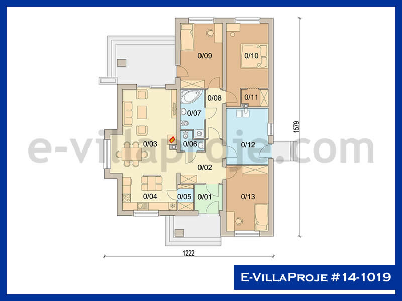 Model 14-1019 — 150 m², 1 storey thumbnail 2
