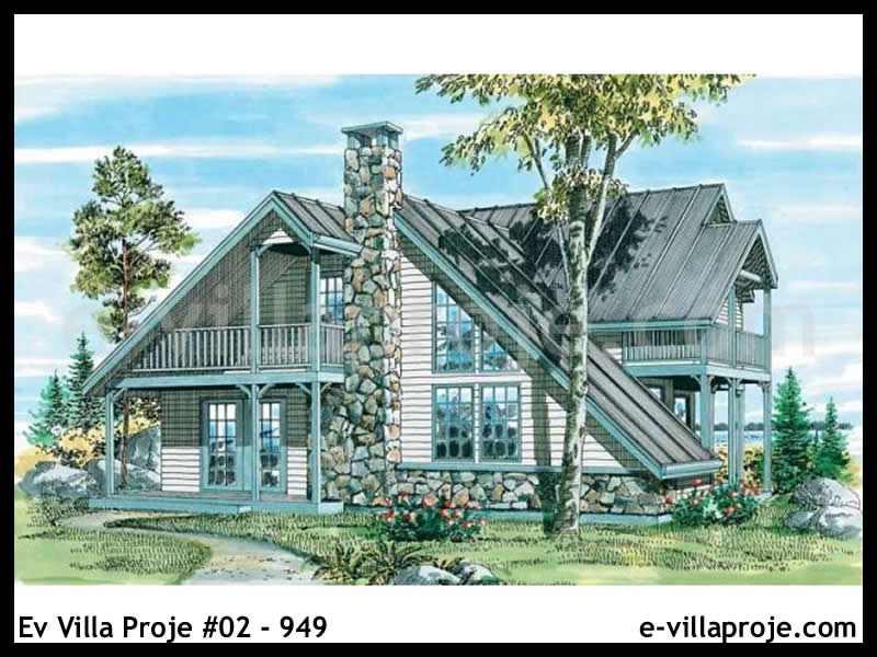 Model 02-949 — 151 m², 2 storeys - 02-949