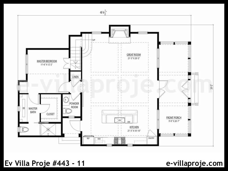 Model 443-11 — 152 m², 2 storeys thumbnail 2
