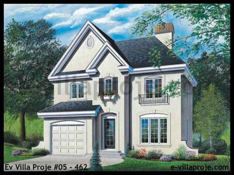 Model 05-462 — 152 m², 2 storeys - 05-462