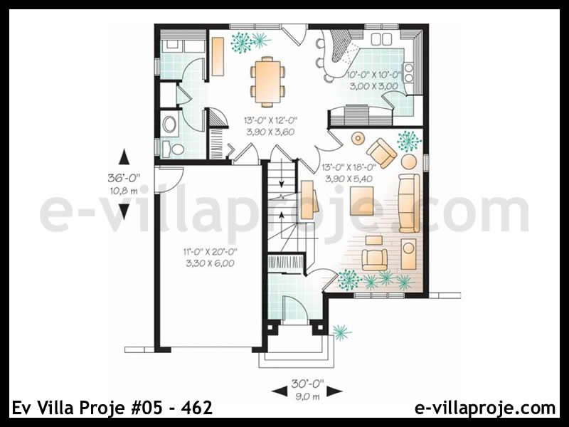 Model 05-462 — 152 m², 2 storeys thumbnail 2