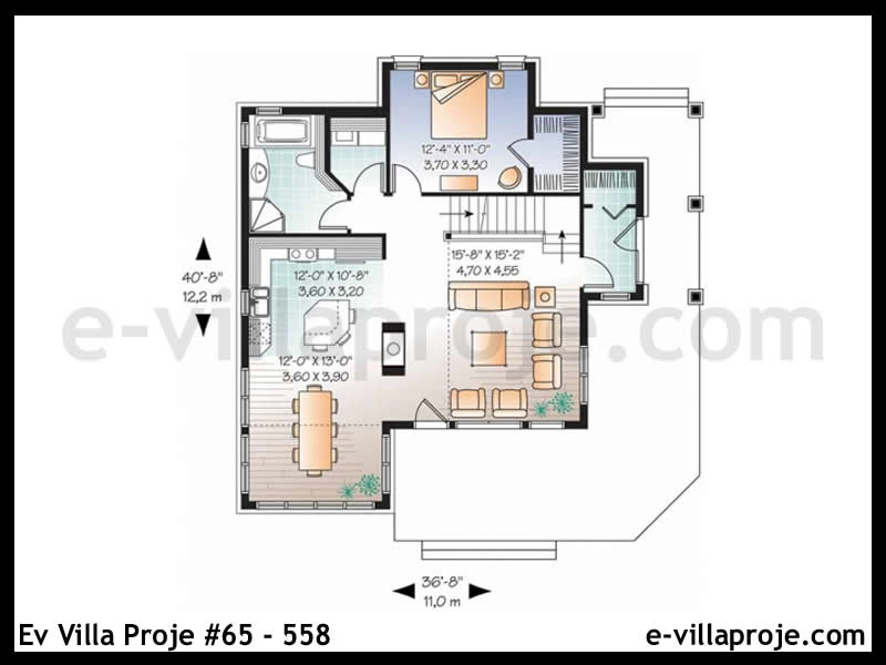 Model 65-558 — 152 m², 2 storeys thumbnail 2