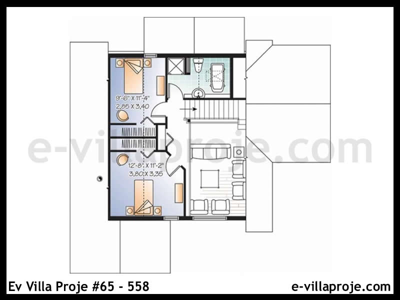 Model 65-558 — 152 m², 2 storeys thumbnail 3